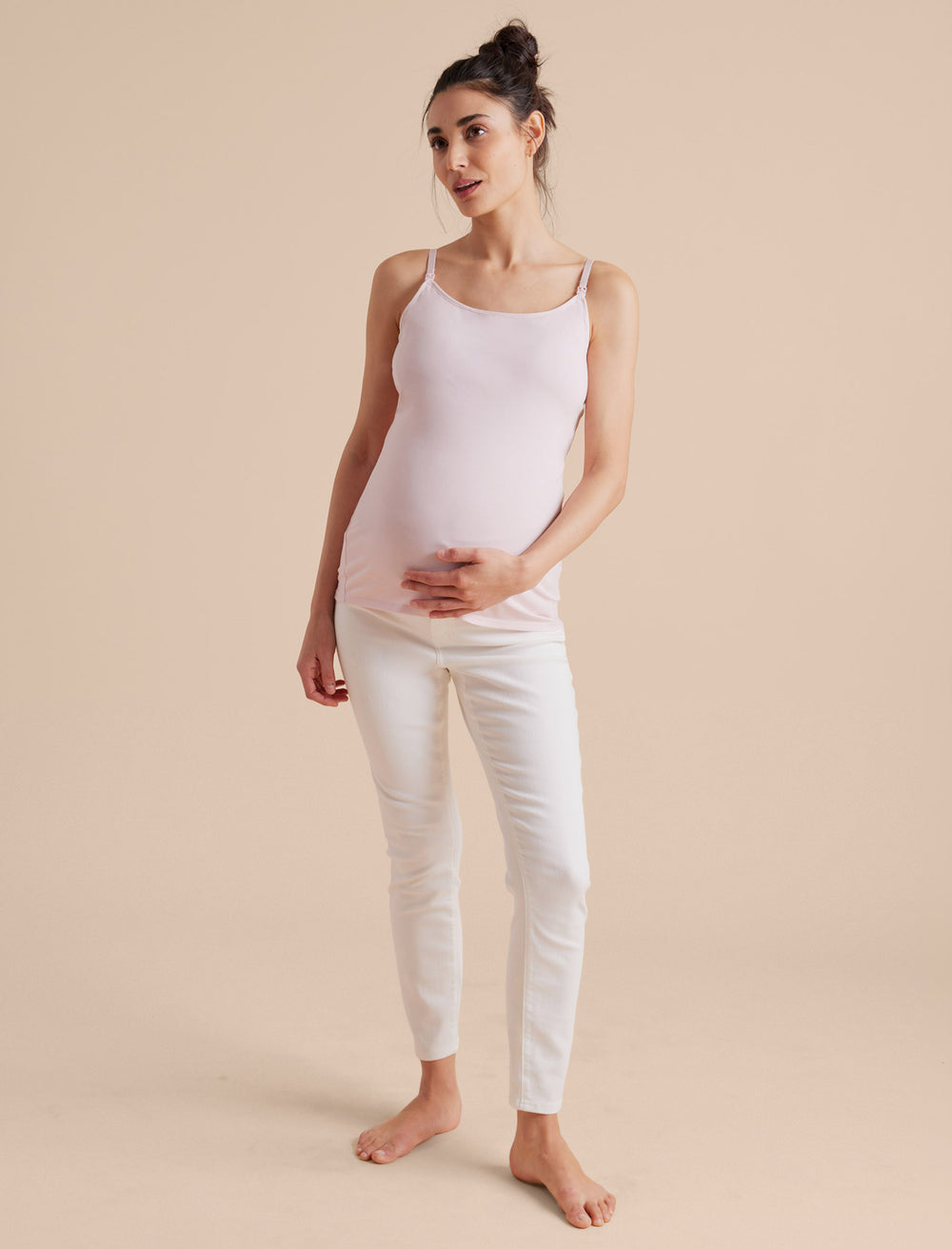 luxe clip down nursing cami