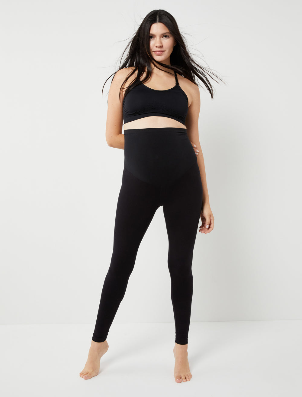 Luxe Essentials Secret Fit Belly Ultra Soft Maternity Leggings
