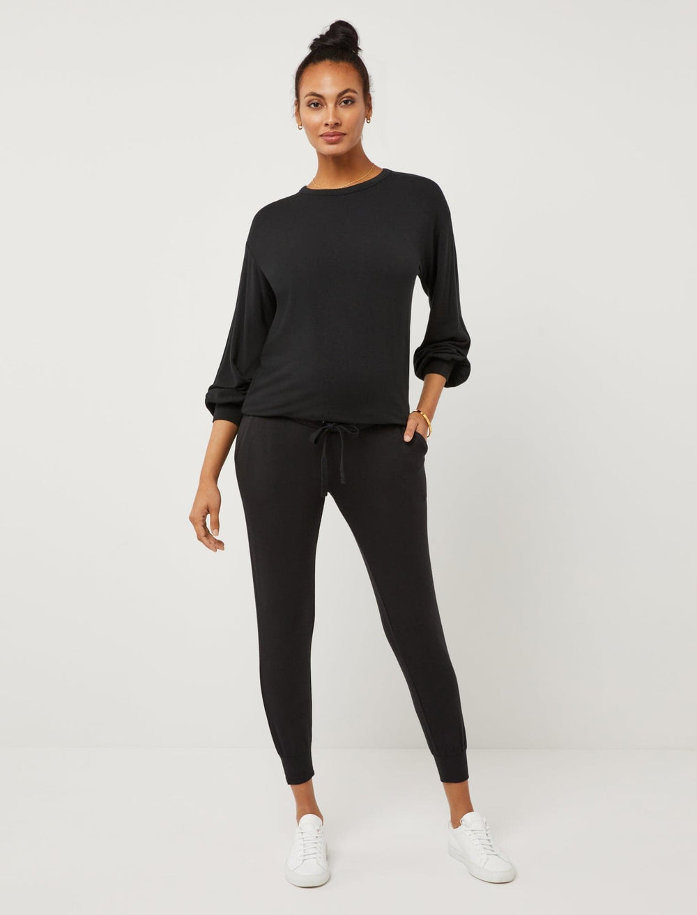 Under Belly French Terry Maternity Jogger Pant