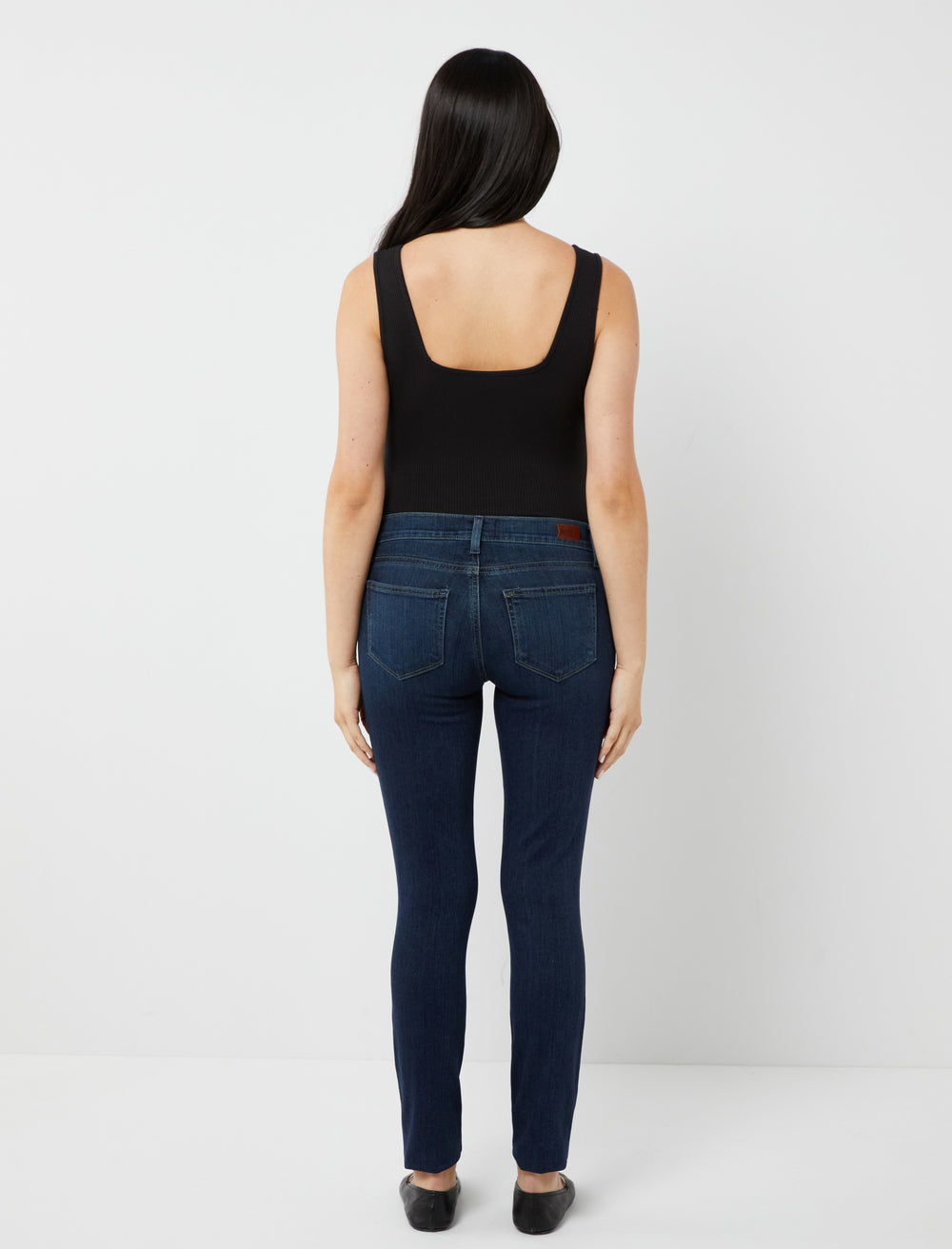 Paige Side Panel Verdugo Ultra Skinny Maternity Jeans