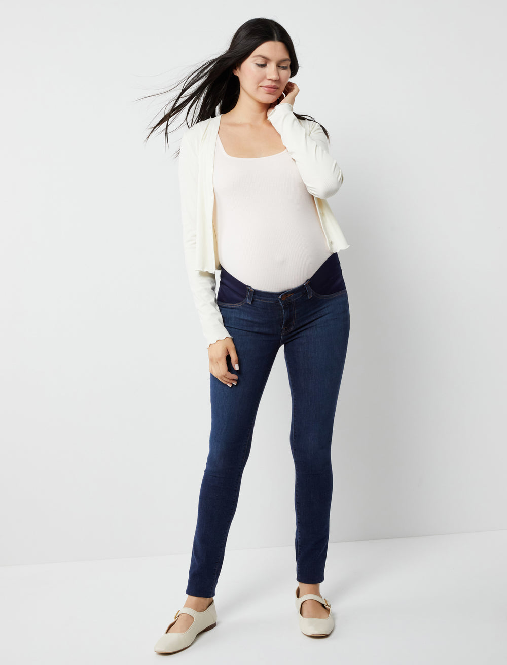 MAMA PRIMA Post Pregnancy V-Pocket Skinny Jeans - Motherhood