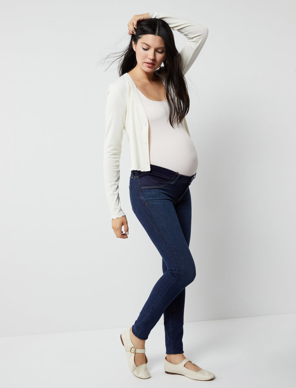 Mama J Side Panel Super Skinny Maternity Jeans - A In the Pod