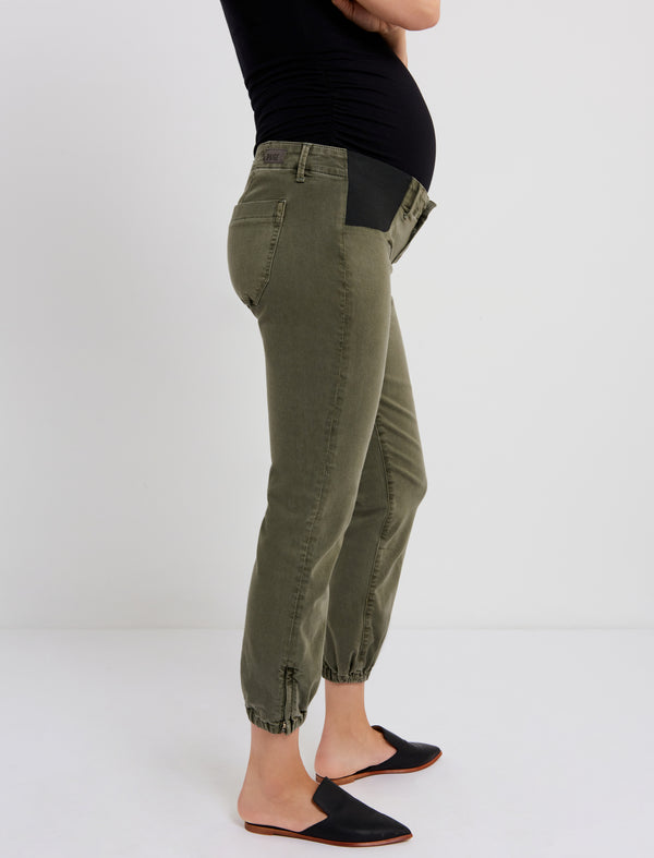 Paige Side Panel Jogger Maternity Jeans - A Pea In the Pod