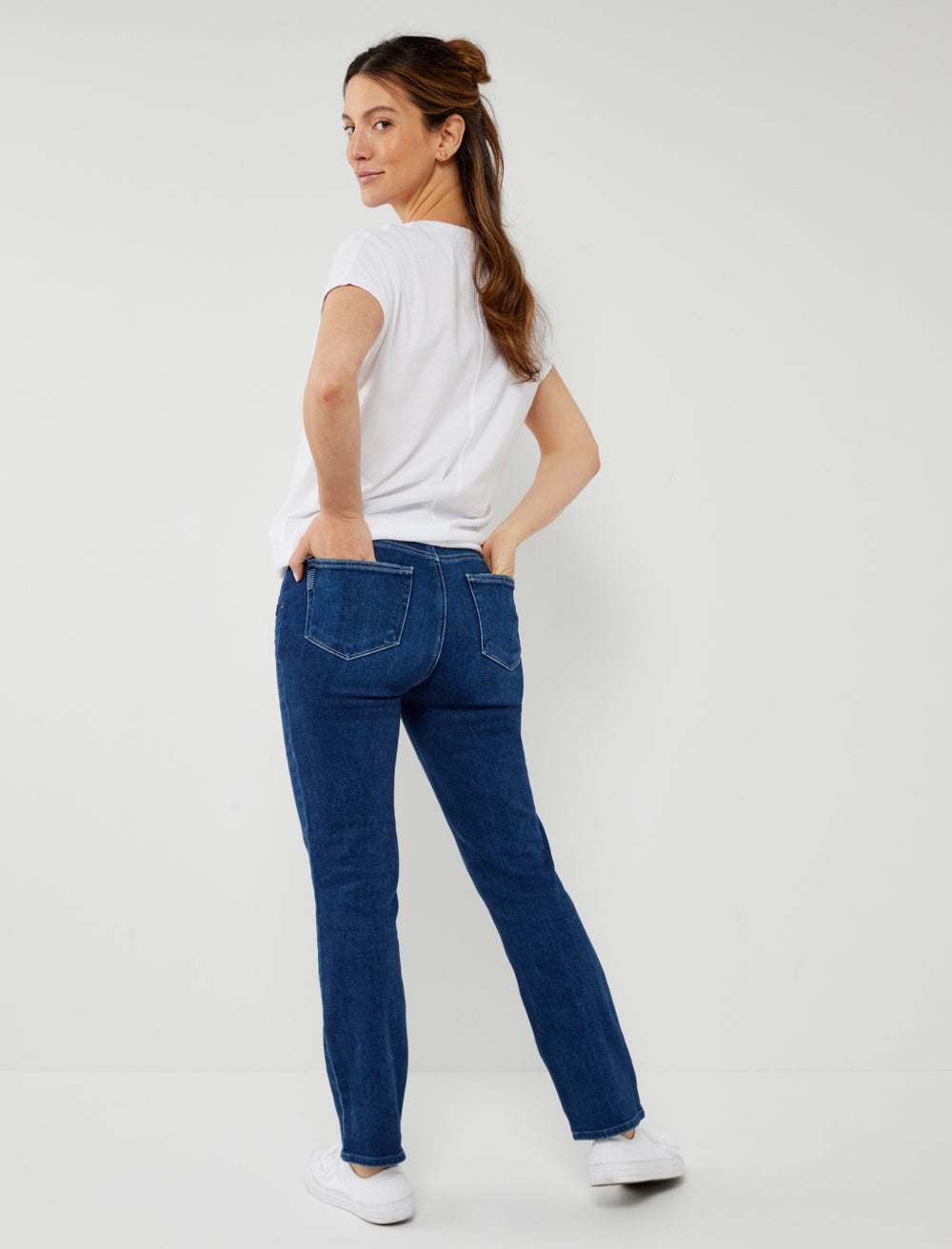 Nico Maternity Straight Ankle Jean