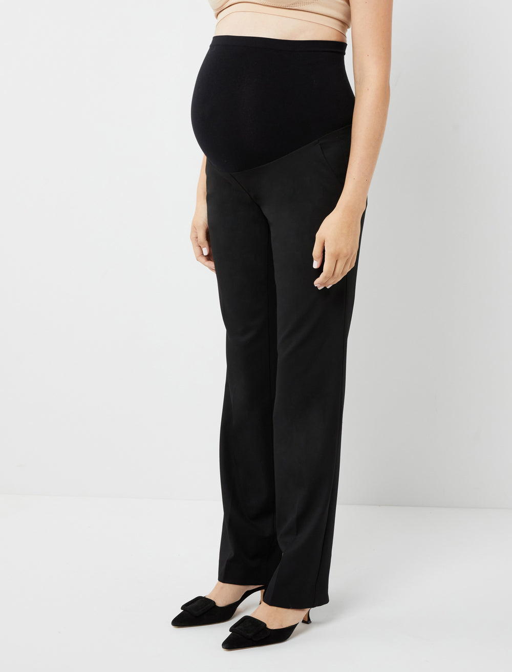 High Waist Knit Maternity Pants With Belt Comfortable Pregnancy Thick  Maternity Leggings 20220225 Q2 From Dp02, $12.02 | DHgate.Com
