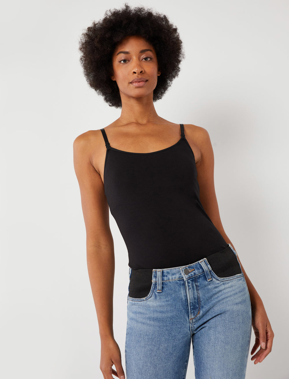 luxe clip down nursing cami