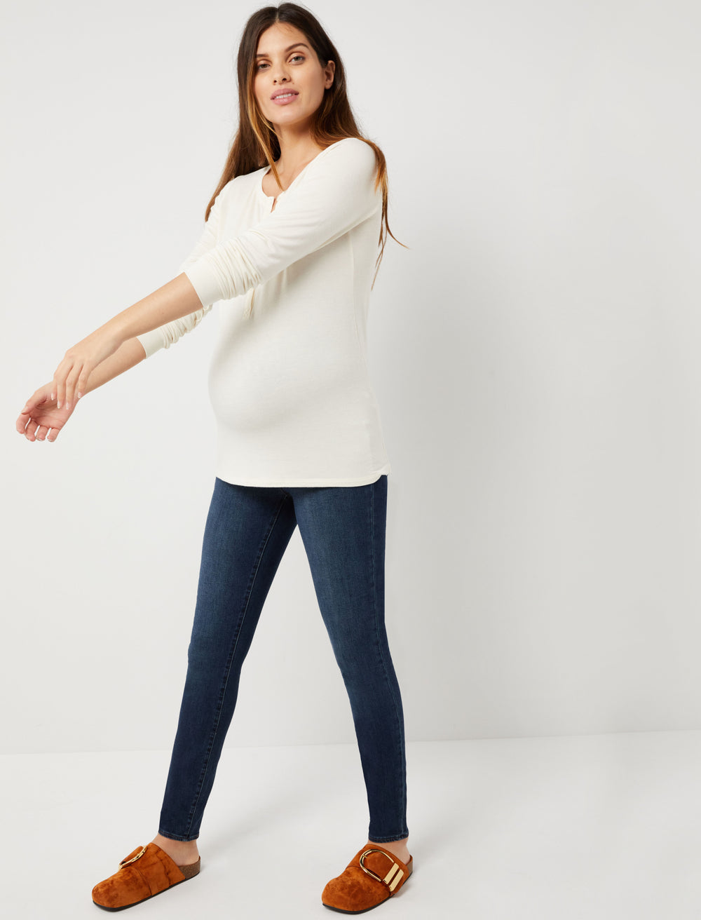 Articles Of Society Secret Fit Belly Mya Skinny Maternity Jeans - A Pea In  the Pod